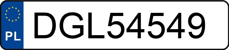 The registration number DGL 54549 has MAZDA 3 - 2.0 MR`03 E3 Active - DGL54549