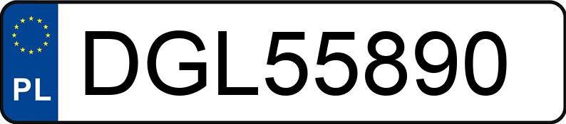 Numer rejestracyjny DGL 55890 posiada VOLKSWAGEN Golf V 1.4 TSI MR`03 E4 GT Sport - DGL55890