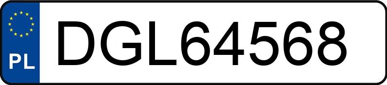 Numer rejestracyjny DGL 64568 posiada KIA CEE D - DGL64568