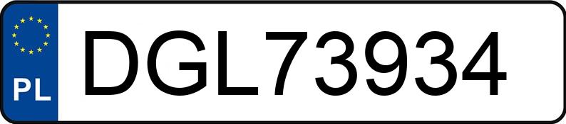 Numer rejestracyjny DGL 73934 posiada SMART MC01 - DGL73934