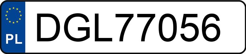 Numer rejestracyjny DGL 77056 posiada TOYOTA Starlet Kat. XLi - DGL77056