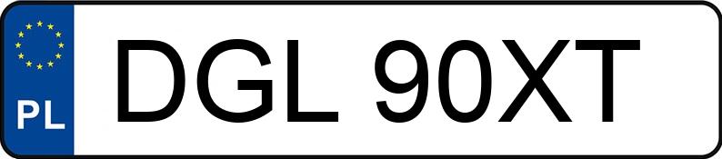 Numer rejestracyjny DGL 90XT posiada SEAT Leon 2.0 TDI DPF MR`05 E4 1P Stylance - DGL90XT