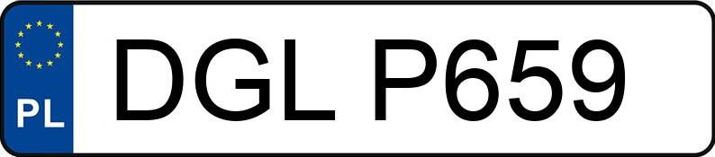 Numer rejestracyjny DGL P659 posiada VOLKSWAGEN GOLF 1.8 KAT CABRIO - DGLP659