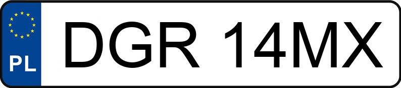 Numer rejestracyjny DGR 14MX posiada JUNAK Turystyczne M20 - DGR14MX Numer rejestracyjny DGR 14MX posiada JUNAK Turystyczne M20 - DGR14MX