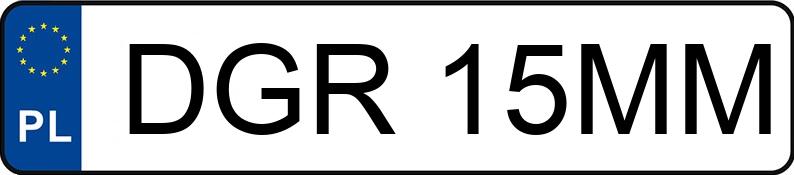 Numer rejestracyjny DGR 15MM posiada INTER HARV-IHC 7R55AS - DGR15MM Numer rejestracyjny DGR 15MM posiada INTER HARV-IHC 7R55AS - DGR15MM