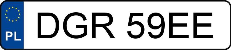 Numer rejestracyjny DGR 59EE posiada SEAT LEON 1.9 TDI - DGR59EE