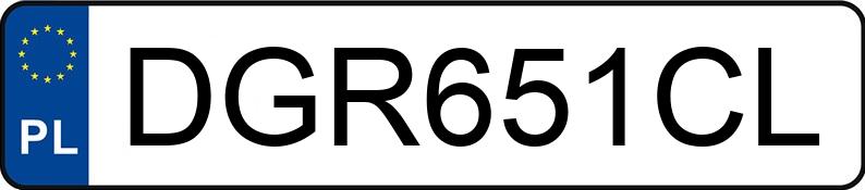 Numer rejestracyjny DGR 651CL posiada VOLKSWAGEN GOLF - DGR651CL Numer rejestracyjny DGR 651CL posiada VOLKSWAGEN GOLF - DGR651CL