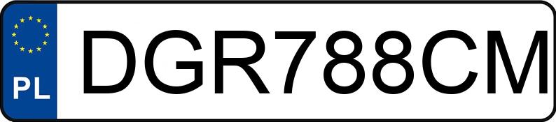 Numer rejestracyjny DGR 788CM posiada SEAT Leon 1.6 TDI-CR MR`10 E4 1P Style DSG - DGR788CM