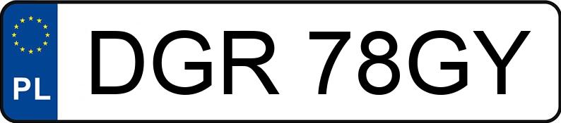 Numer rejestracyjny DGR 78GY posiada AUDI A3 1.9 TDI - DGR78GY