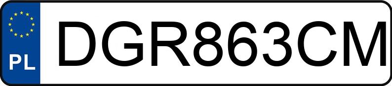Numer rejestracyjny DGR 863CM posiada AUDI A4 8E - DGR863CM