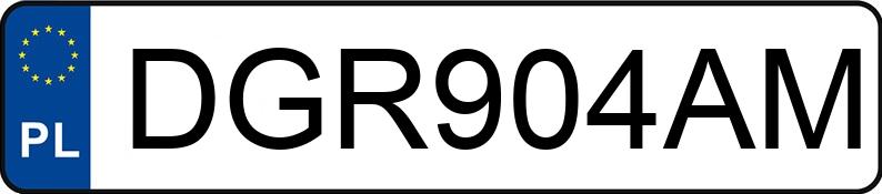 Numer rejestracyjny DGR 904AM posiada BMW 518 - DGR904AM