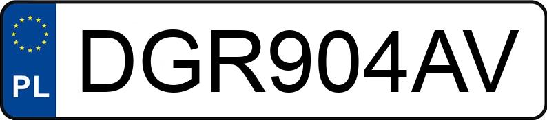 Numer rejestracyjny DGR 904AV posiada FORD FOCUS - DGR904AV