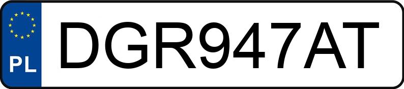 Numer rejestracyjny DGR 947AT posiada KIA SPORTAGE - DGR947AT Numer rejestracyjny DGR 947AT posiada KIA SPORTAGE - DGR947AT