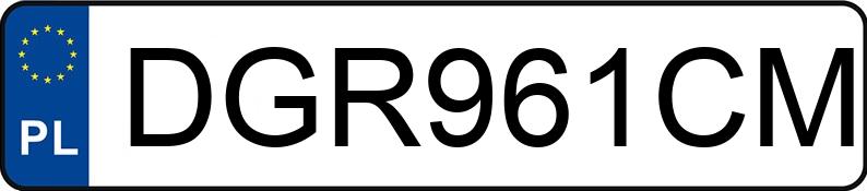 Numer rejestracyjny DGR 961CM posiada HYUNDAI I30 - DGR961CM