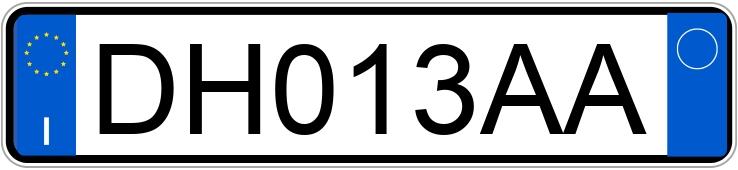 Numer rejestracyjny DH013AA posiada TOYOTA Auris