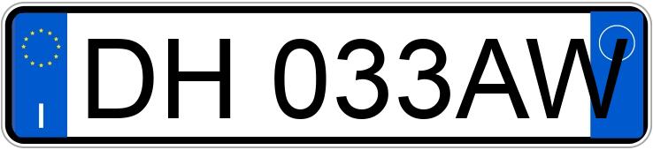 Numer rejestracyjny DH033AW posiada RENAULT Scenic 2a serie
