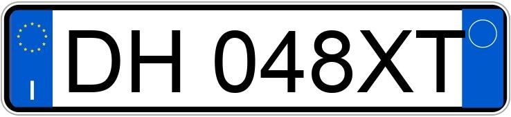 Il numero di registrazione DH048XT ha TOYOTA Aygo 1a serie