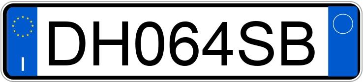 Numer rejestracyjny DH064SB posiada FIAT Grande Punto