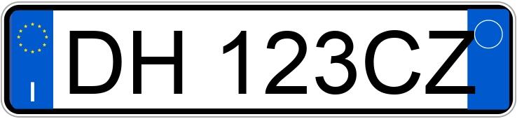 Numer rejestracyjny DH123CZ posiada MERCEDES Classe A