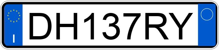 Numer rejestracyjny DH137RY posiada FIAT Panda 2a serie