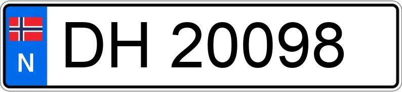 Numer rejestracyjny DH20098 posiada TOYOTA HI ACE DIESEL