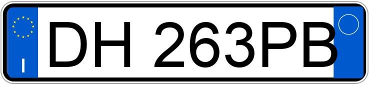 Numer rejestracyjny DH263PB posiada ALFA ROMEO 147 2a serie