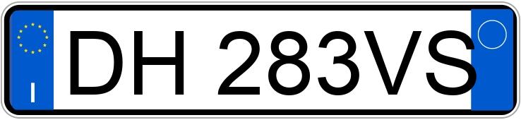 Numer rejestracyjny DH283VS posiada ALFA ROMEO 159