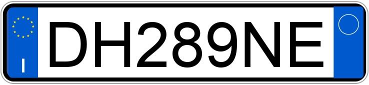 Numer rejestracyjny DH289NE posiada PEUGEOT 107