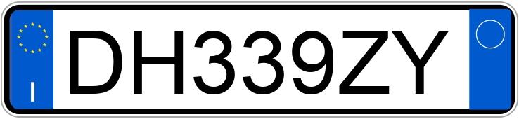 Numer rejestracyjny DH339ZY posiada FIAT Grande Punto