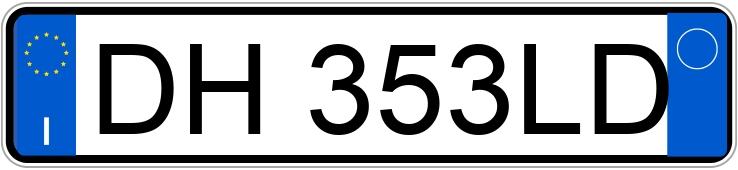 Numer rejestracyjny DH353LD posiada KIA Picanto 1as.