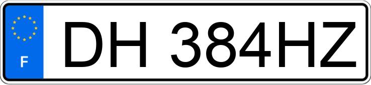 Numer rejestracyjny DH384HZ posiada MERCEDES VITO