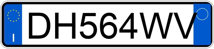 Numer rejestracyjny DH564WV posiada DODGE Caliber