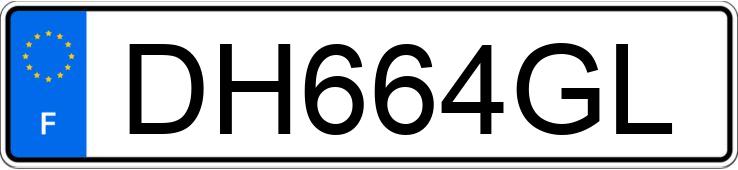 Numer rejestracyjny DH664GL posiada RENAULT MASTER III