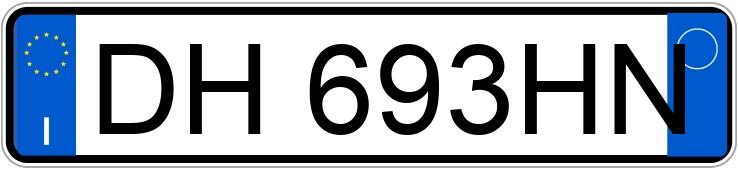 Numer rejestracyjny DH693HN posiada FIAT Doblo 2a serie