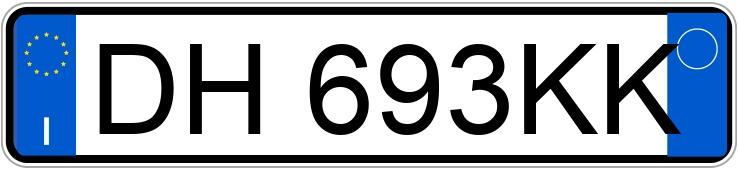 Numer rejestracyjny DH693KK posiada NISSAN Qashqai 1a serie