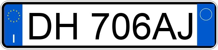 Numer rejestracyjny DH706AJ posiada FIAT Grande Punto