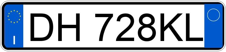 Numer rejestracyjny DH728KL posiada TOYOTA Yaris 2a serie