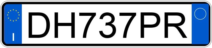 Numer rejestracyjny DH737PR posiada FIAT Panda 2a serie Numer rejestracyjny DH737PR posiada FIAT Panda 2a serie