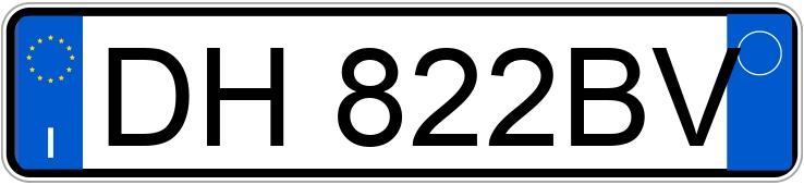 Numer rejestracyjny DH822BV posiada PEUGEOT 207