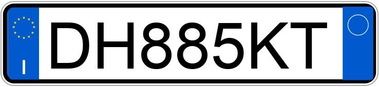 Numer rejestracyjny DH885KT posiada FIAT Punto 3a serie Numer rejestracyjny DH885KT posiada FIAT Punto 3a serie