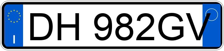 Numer rejestracyjny DH982GV posiada FIAT Grande Punto Grande Punto 1.3 MJT 75 CV 5P Fun (55 kw)