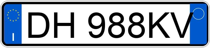 Numer rejestracyjny DH988KV posiada FIAT Grande Punto Numer rejestracyjny DH988KV posiada FIAT Grande Punto