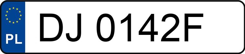 Numer rejestracyjny DJ 0142F posiada MERCEDES-BENZ C 200 4MATIC - DJ0142F