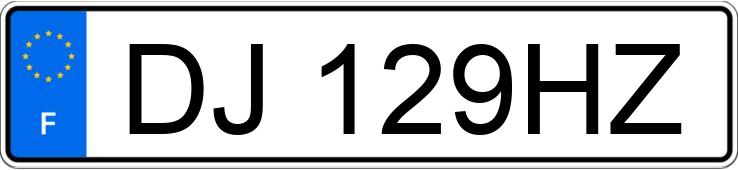 Numer rejestracyjny DJ129HZ posiada TOYOTA AYGO