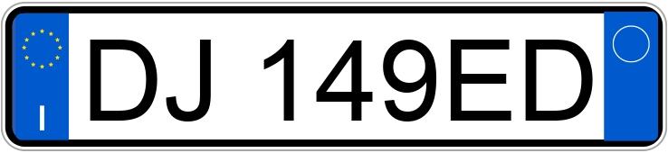 Numer rejestracyjny DJ149ED posiada ALFA ROMEO 159 Numer rejestracyjny DJ149ED posiada ALFA ROMEO 159