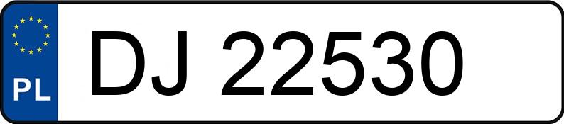 Numer rejestracyjny DJ 22530 posiada RENAULT 4 - DJ22530