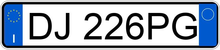 Numer rejestracyjny DJ226PG posiada LANCIA Ypsilon 2a serie