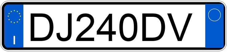 Numer rejestracyjny DJ240DV posiada VOLKSWAGEN Golf 5a serie Numer rejestracyjny DJ240DV posiada VOLKSWAGEN Golf 5a serie