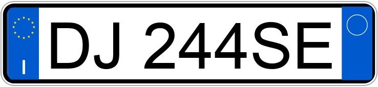 Numer rejestracyjny DJ244SE posiada NISSAN Qashqai 1a serie Numer rejestracyjny DJ244SE posiada NISSAN Qashqai 1a serie