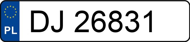 Numer rejestracyjny DJ 26831 posiada TOYOTA AVENSIS 1.6 - DJ26831 Numer rejestracyjny DJ 26831 posiada TOYOTA AVENSIS 1.6 - DJ26831